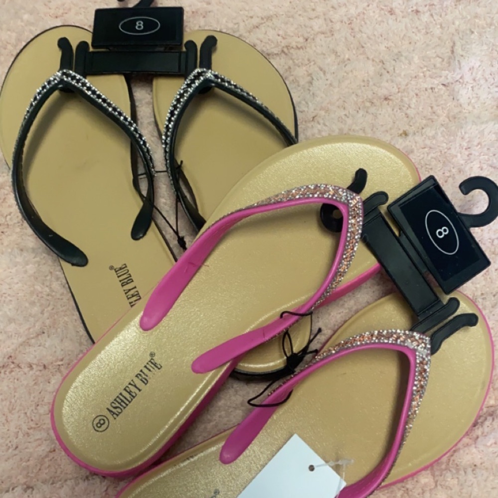 Ashley Blue  2 Set of Sandals